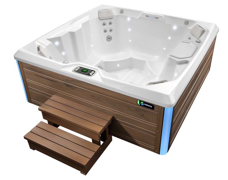 The Limelight Beam is an excellent hot tub for medium-size and narrow decks.