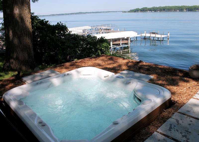 A hot tub can make your vacation rental the best on the lake.