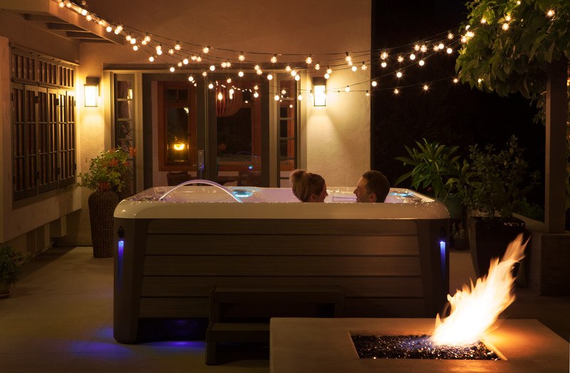A spa adds value to a home in the eyes of anyone who's ever enjoyed the benefits of a hot tub.
